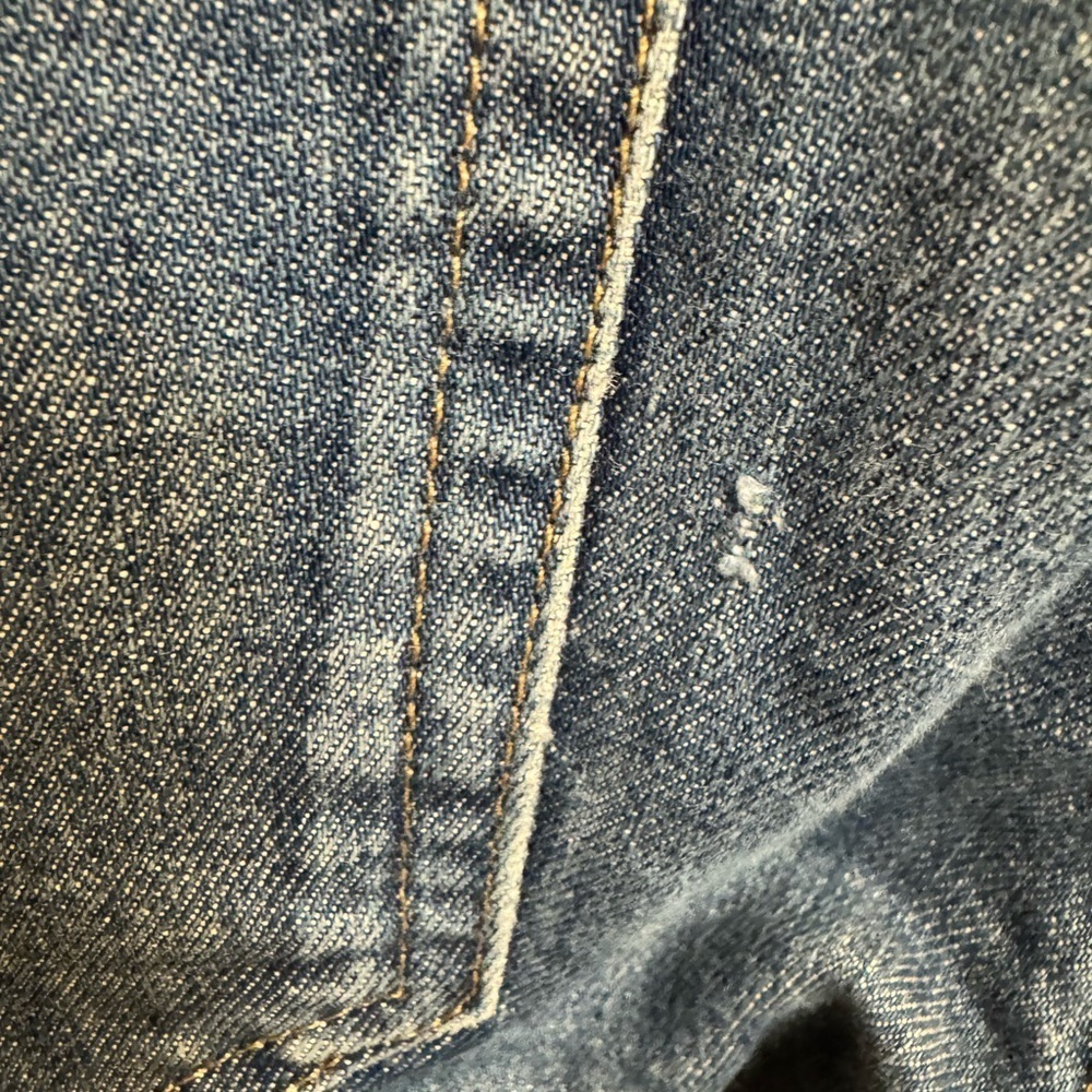 EVERLANE 5 Pocket Dark Wash Stretch Jeans Size 30 X 26 Women Mid Rise Slim Denim - Picture 12 of 14